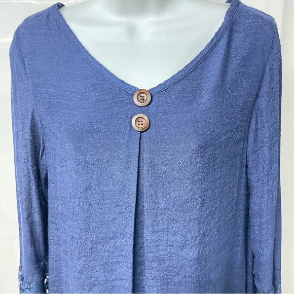 Adore NWT S Layered Tunic or Dress Bell Sleeves - Picture 2 of 15